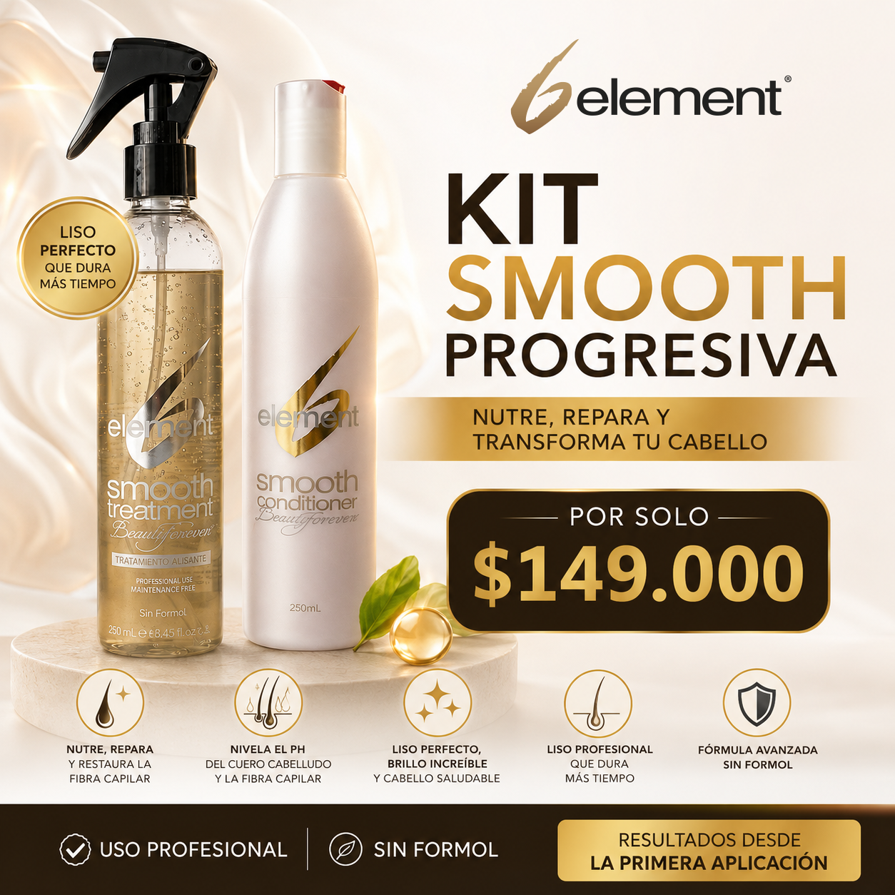 KIT SMOOTH PROGRESIVO 250mL